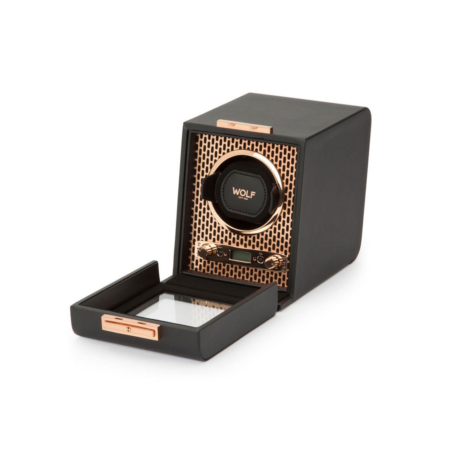 Axis Single Watch Winder Black & Copper simple Pursuit