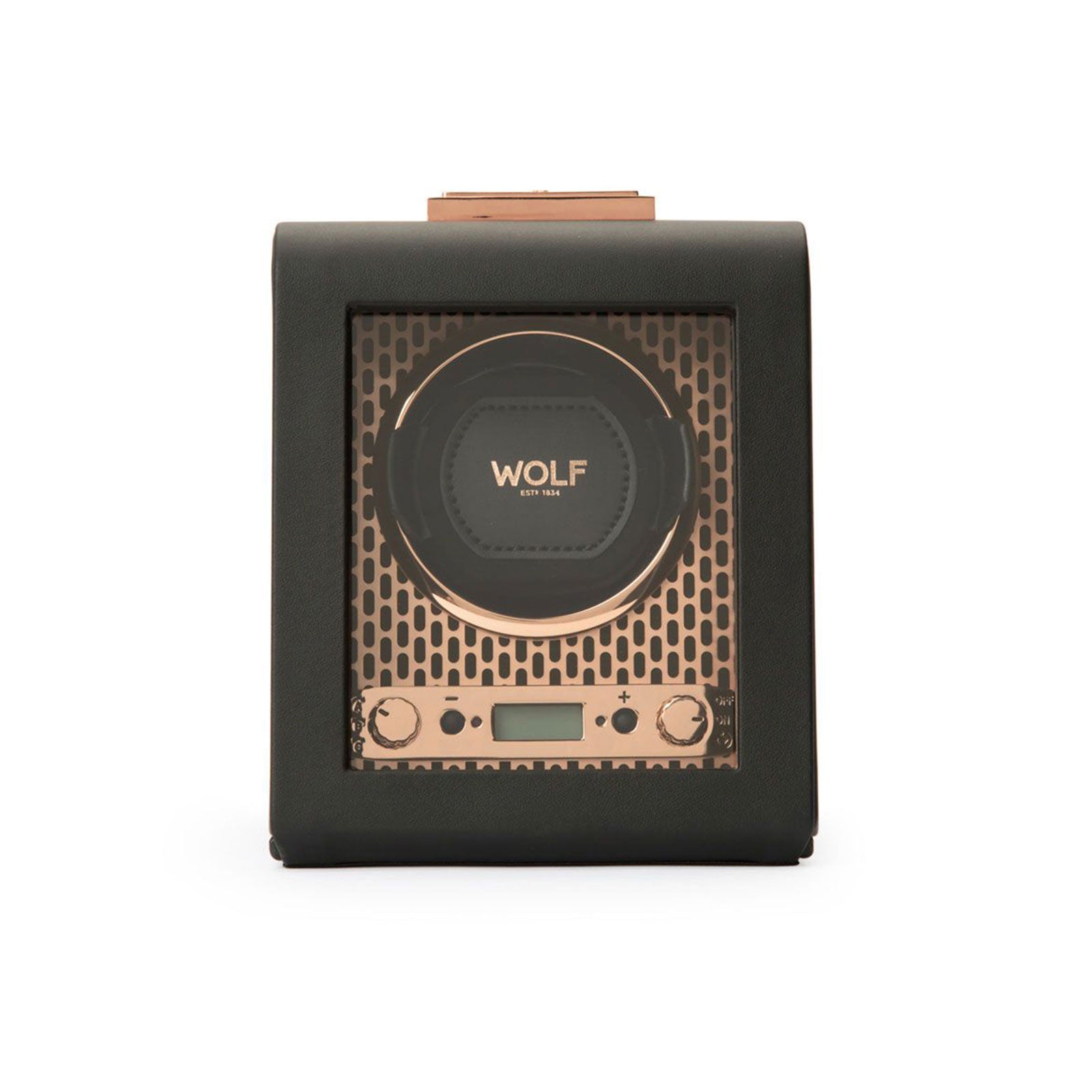 Axis Single Watch Winder Black & Copper simple Pursuit