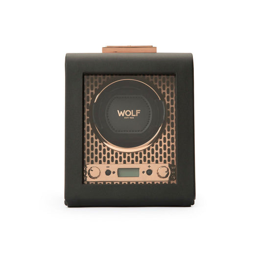 Axis Single Watch Winder Black & Copper simple Pursuit