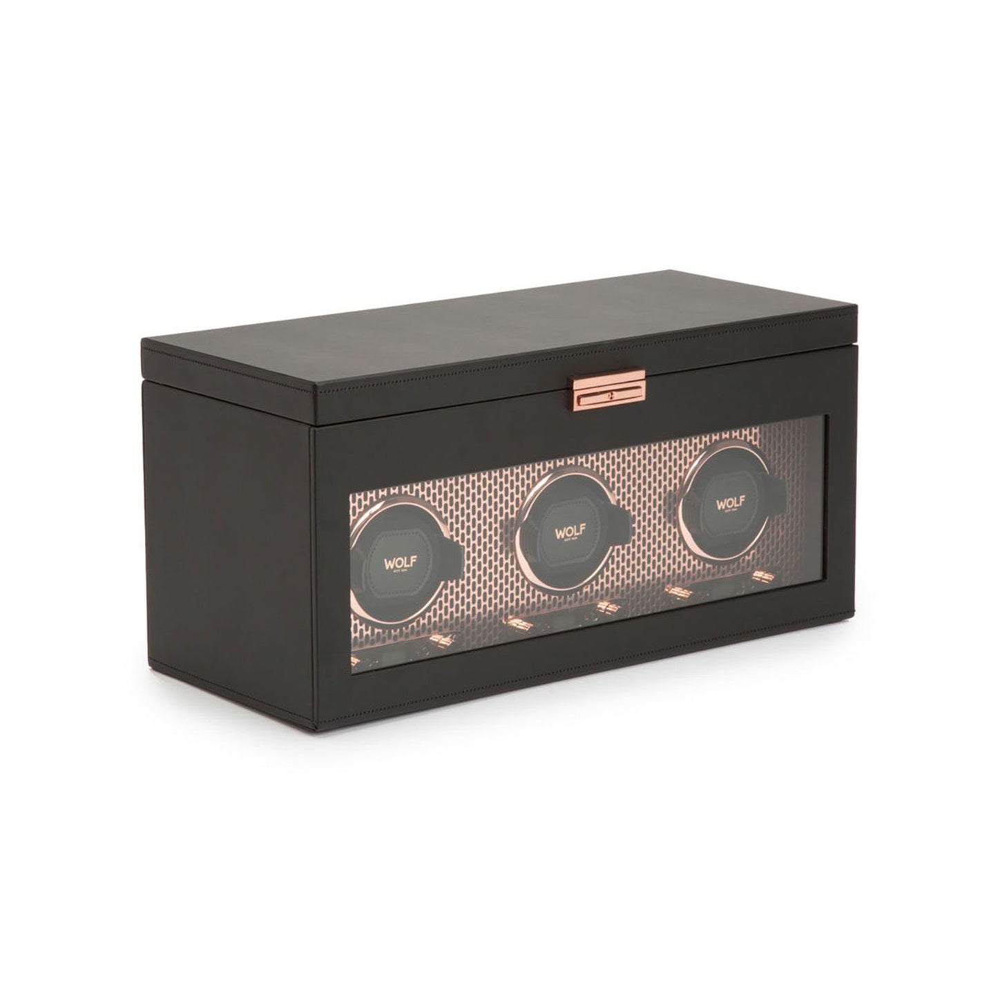 Axis Triple Watch Winder Black & Copper simple Pursuit
