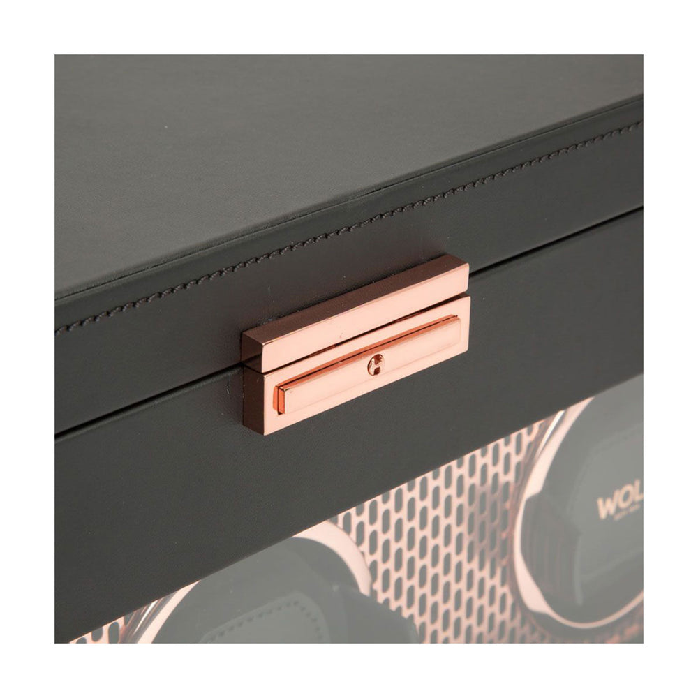 Axis Triple Watch Winder Black & Copper simple Pursuit