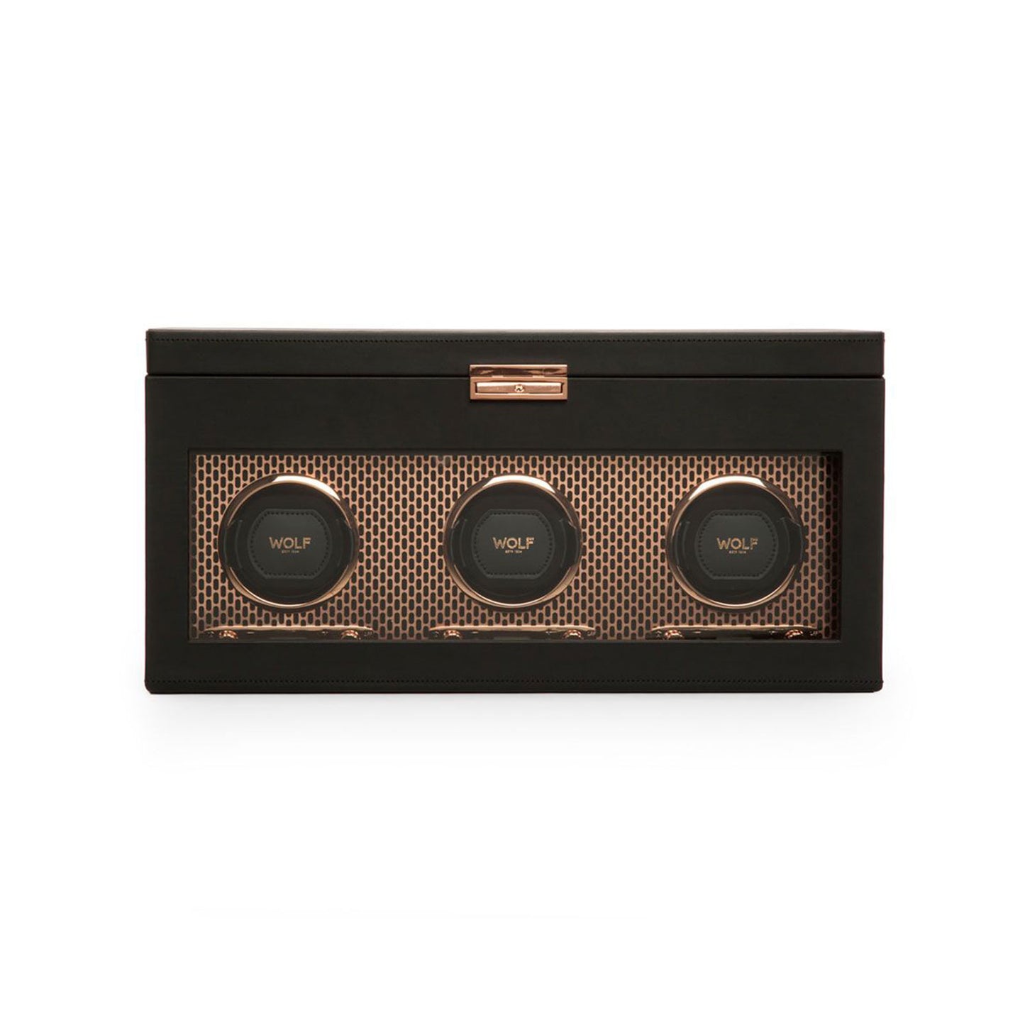 Axis Triple Watch Winder Black & Copper simple Pursuit