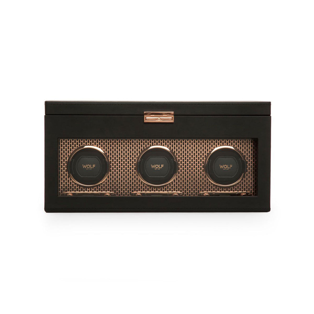 Axis Triple Watch Winder Black & Copper simple Pursuit