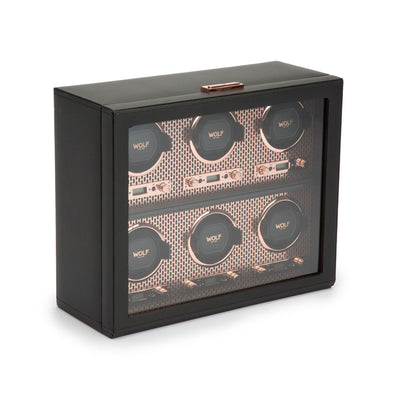 Axis Six Watch Winder Black & Copper simple Pursuit