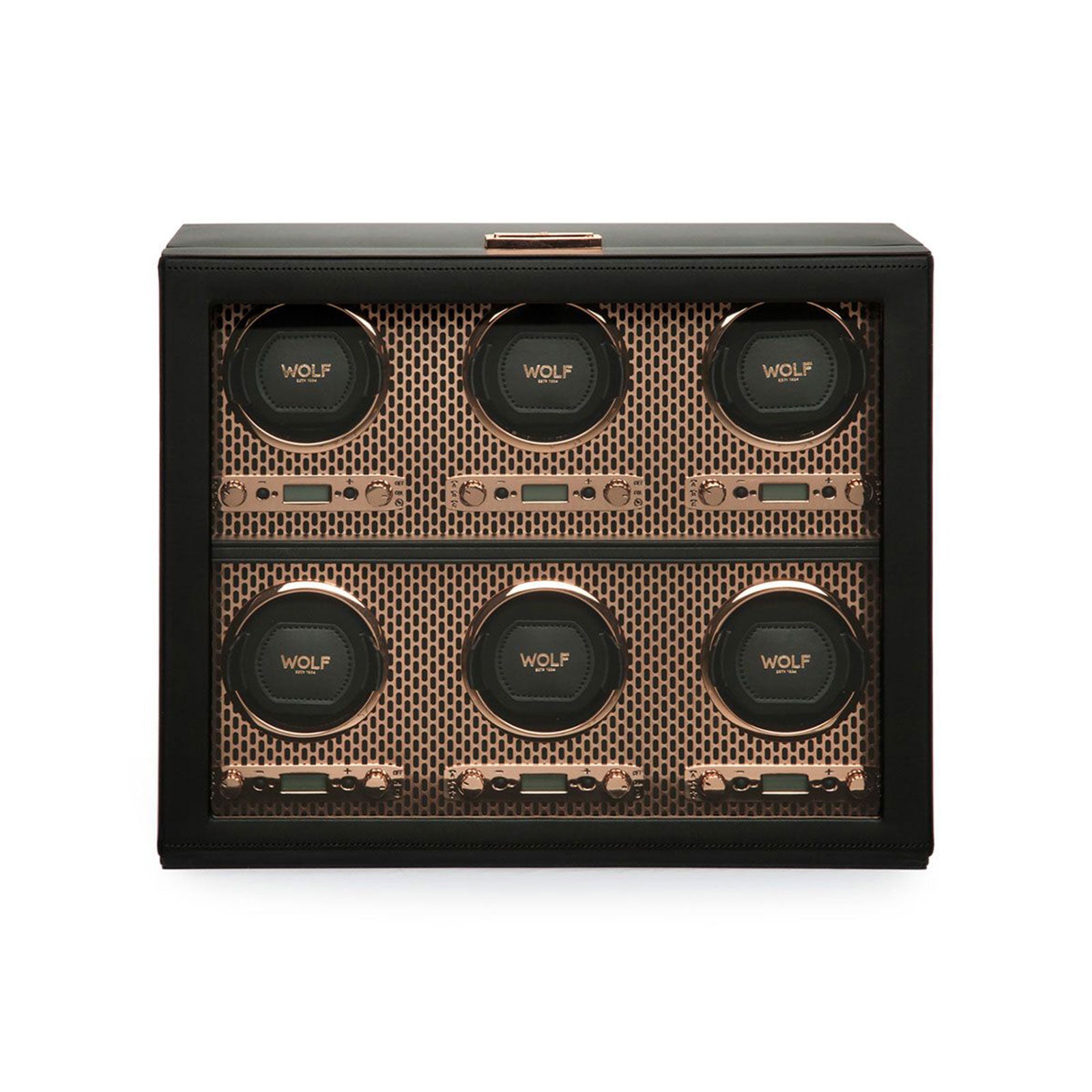 Axis Six Watch Winder Black & Copper simple Pursuit