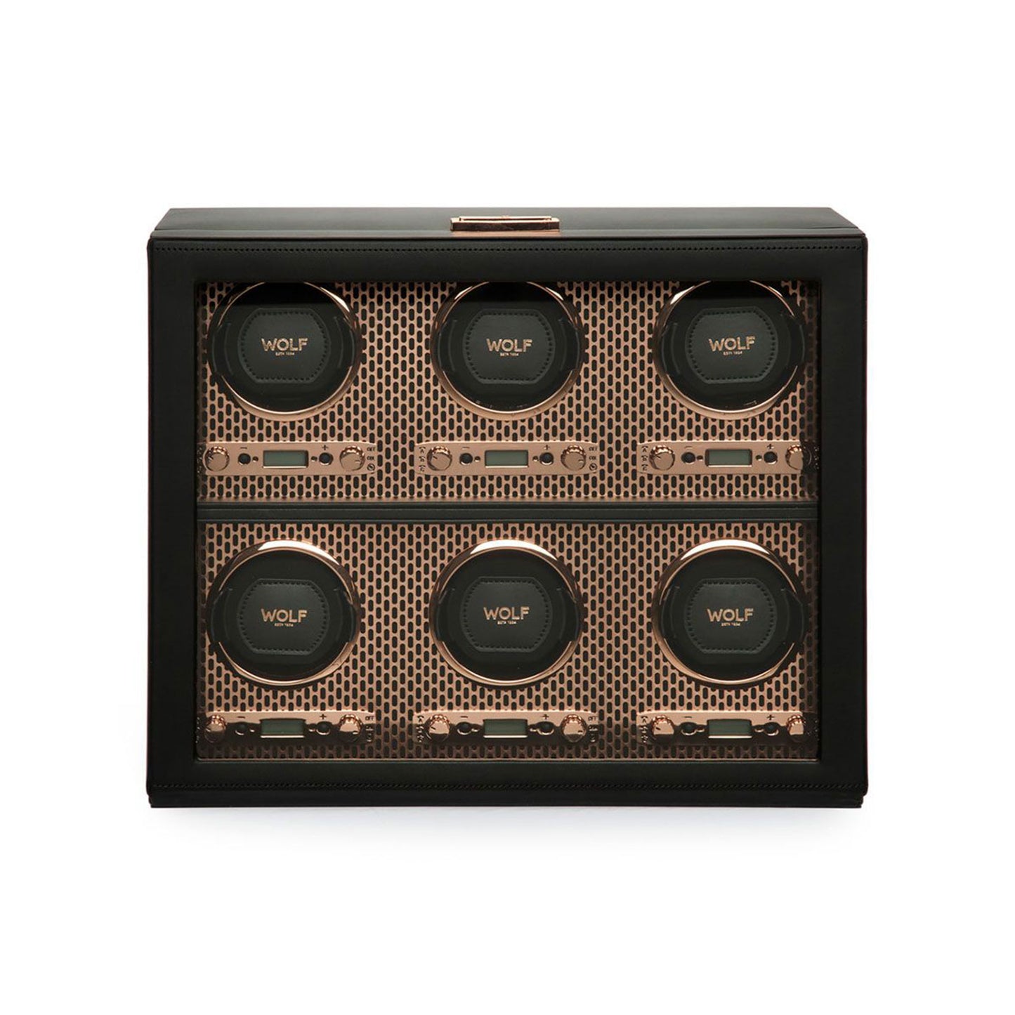 Axis Six Watch Winder Black & Copper simple Pursuit