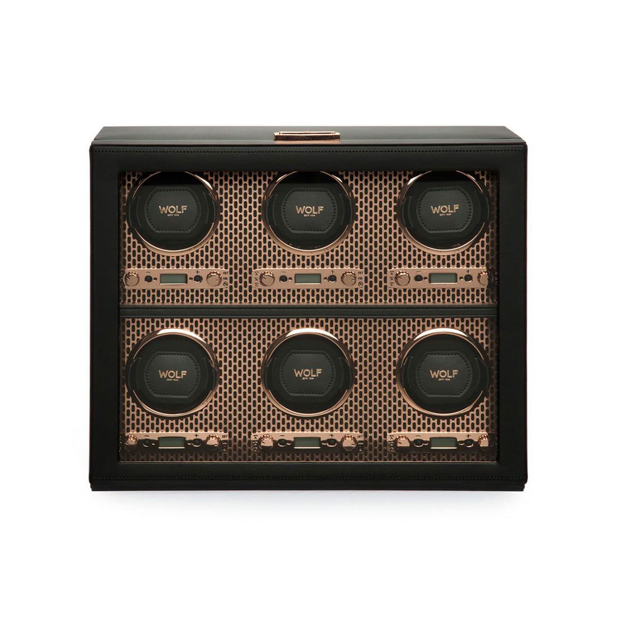 Axis Six Watch Winder Black & Copper simple Pursuit