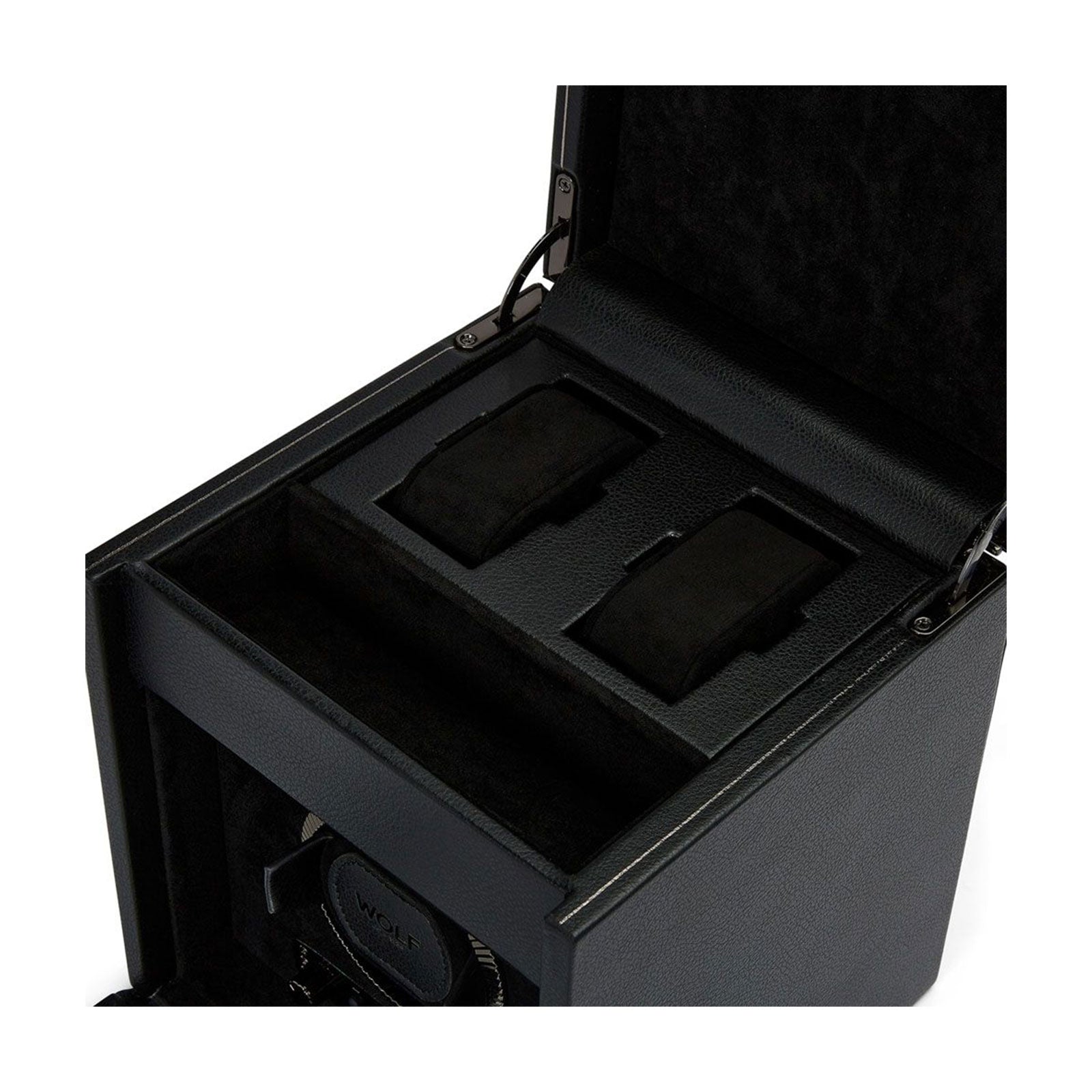 British Racing Single Watch Winder With Storage Black simple Pursuit