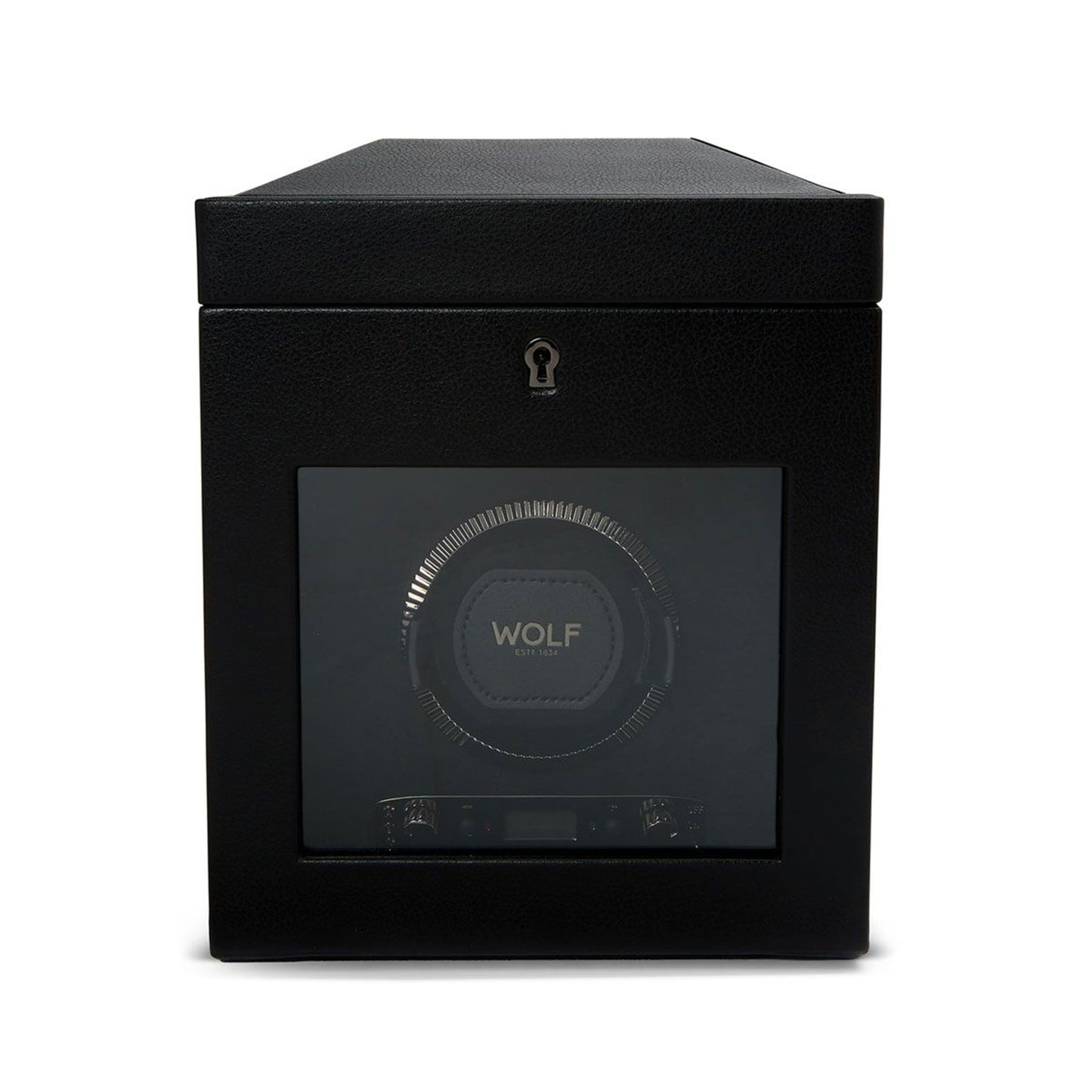 British Racing Single Watch Winder With Storage Black simple Pursuit