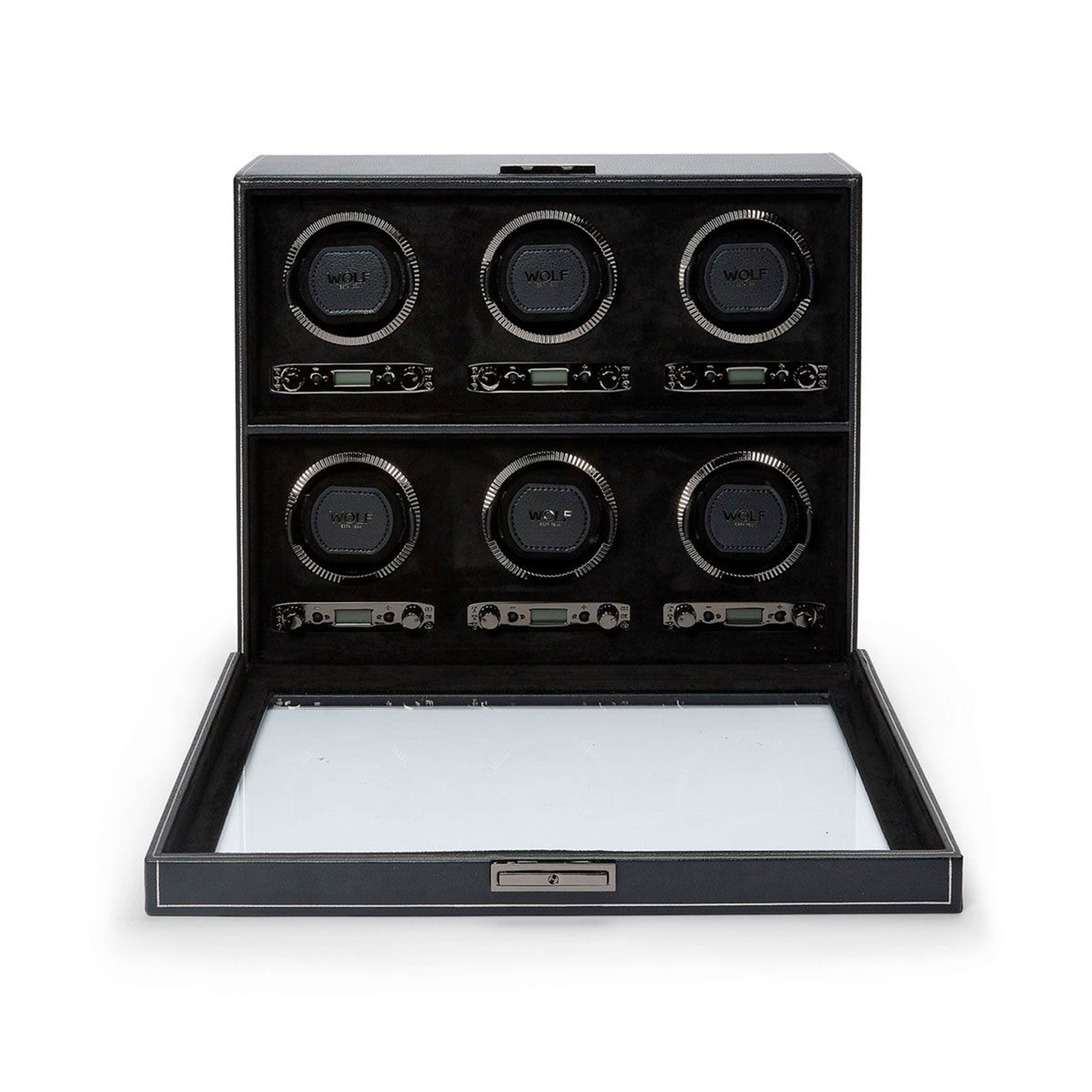 British Racing Six Watch Winder Black simple Pursuit