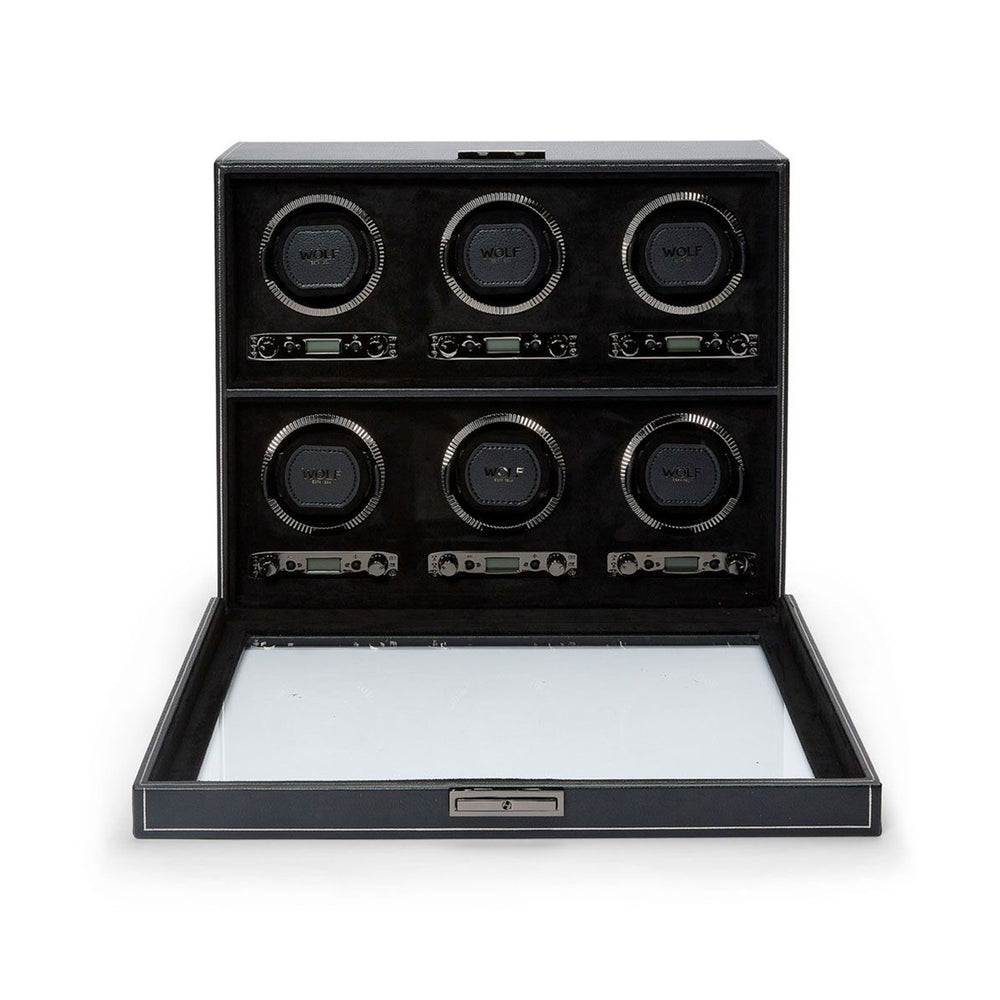 British Racing Six Watch Winder Black simple Pursuit