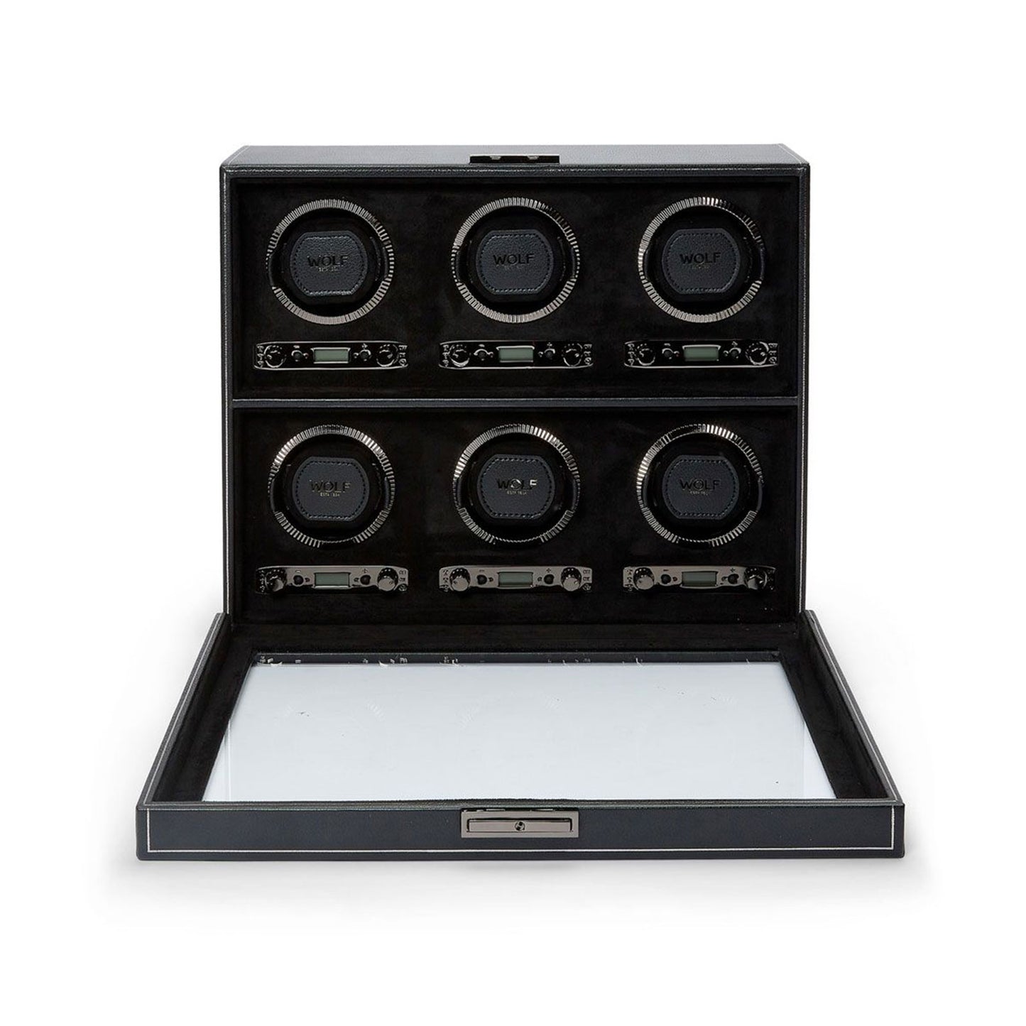 British Racing Six Watch Winder Black simple Pursuit