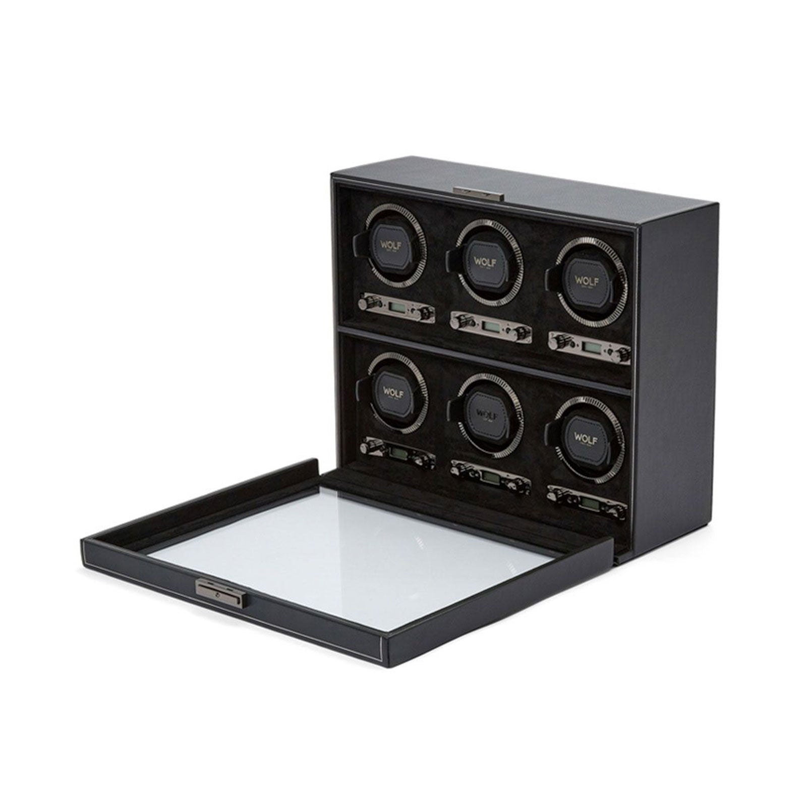 British Racing Six Watch Winder Black simple Pursuit