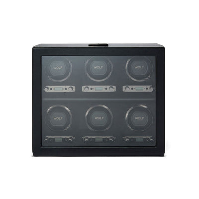 British Racing Six Watch Winder Black simple Pursuit