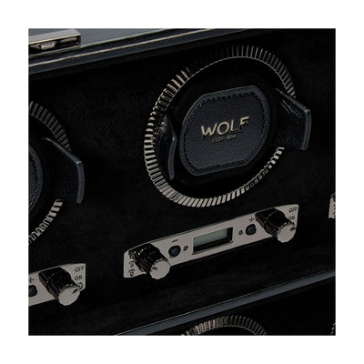 British Racing Eight Watch Winder Black simple Pursuit