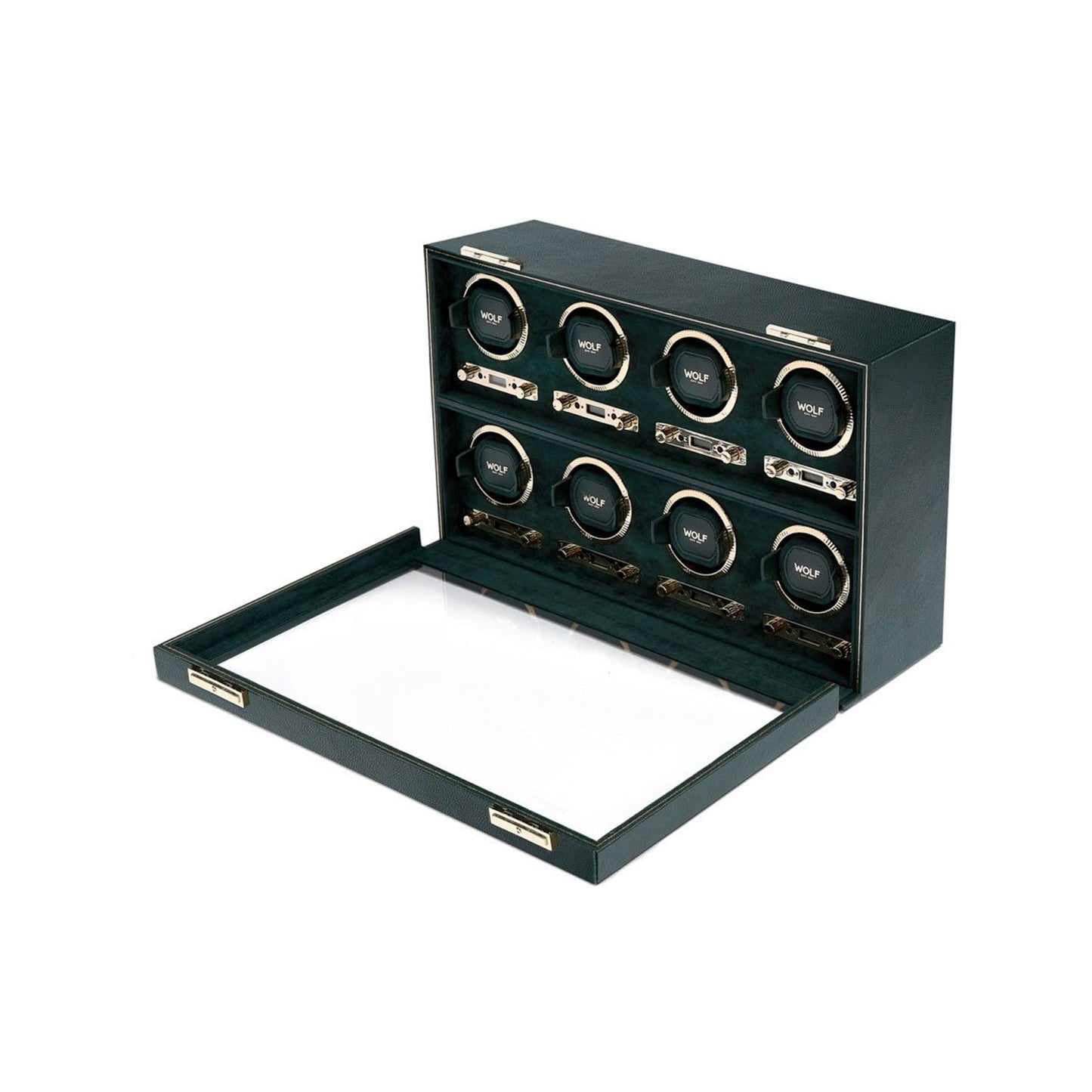 British Racing Eight Watch Winder Green simple Pursuit