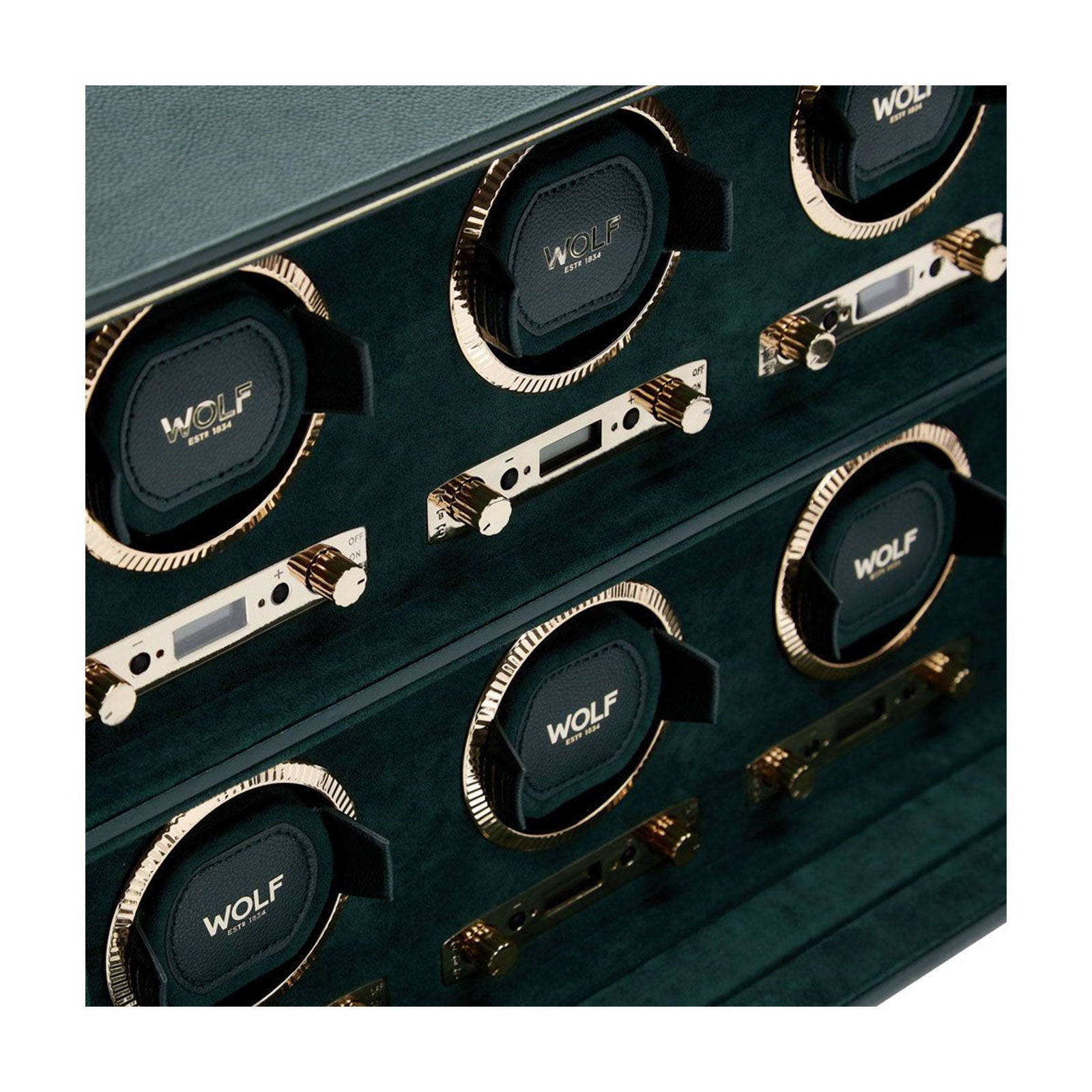 British Racing Eight Watch Winder Green simple Pursuit