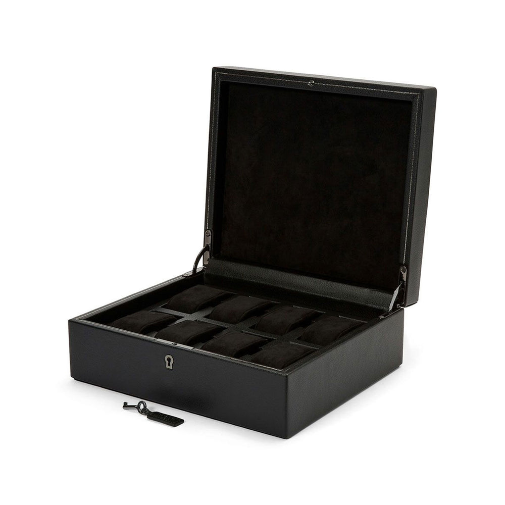 British Racing Eight Piece Watch Box Black simple Pursuit