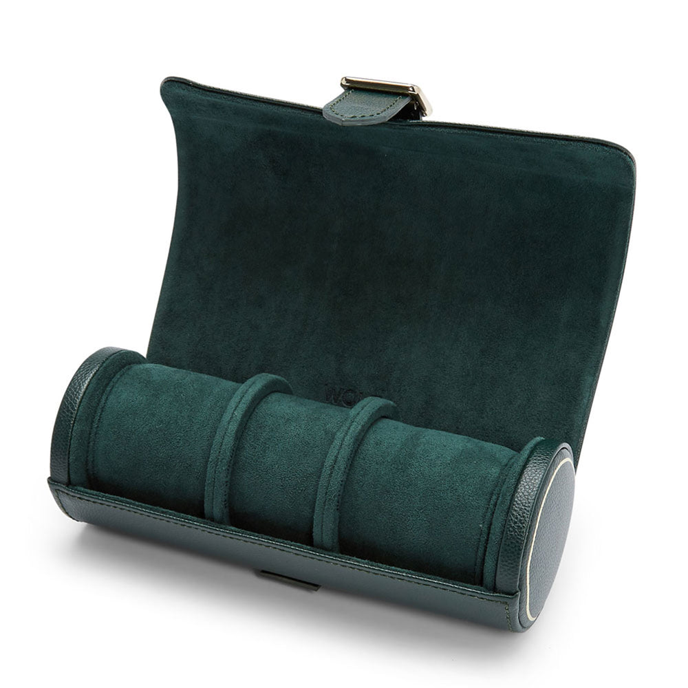 British Racing Triple Watch Roll Green simple Pursuit