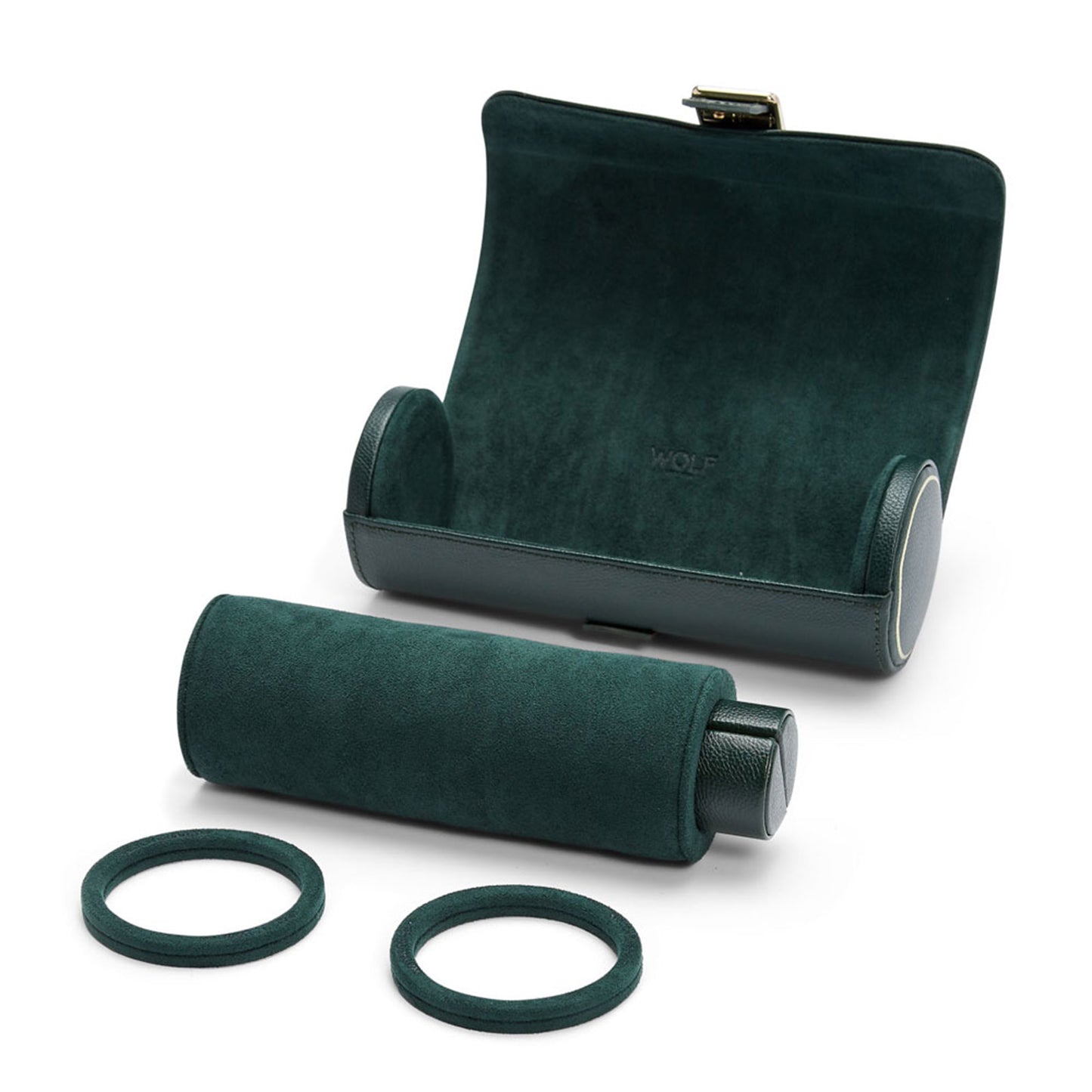 British Racing Triple Watch Roll Green simple Pursuit