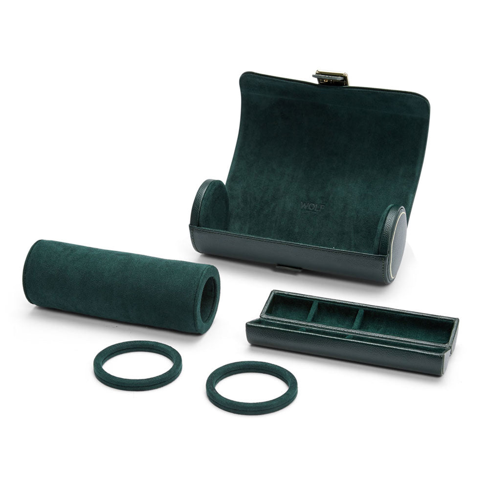 British Racing Triple Watch Roll Green simple Pursuit