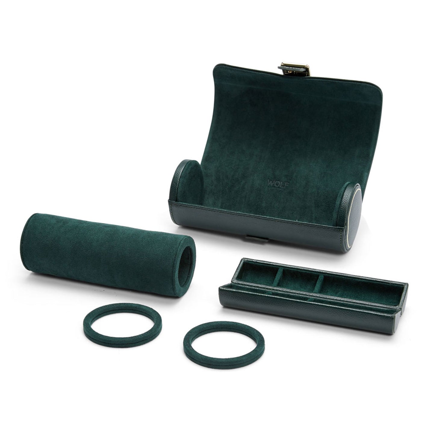 British Racing Triple Watch Roll Green simple Pursuit
