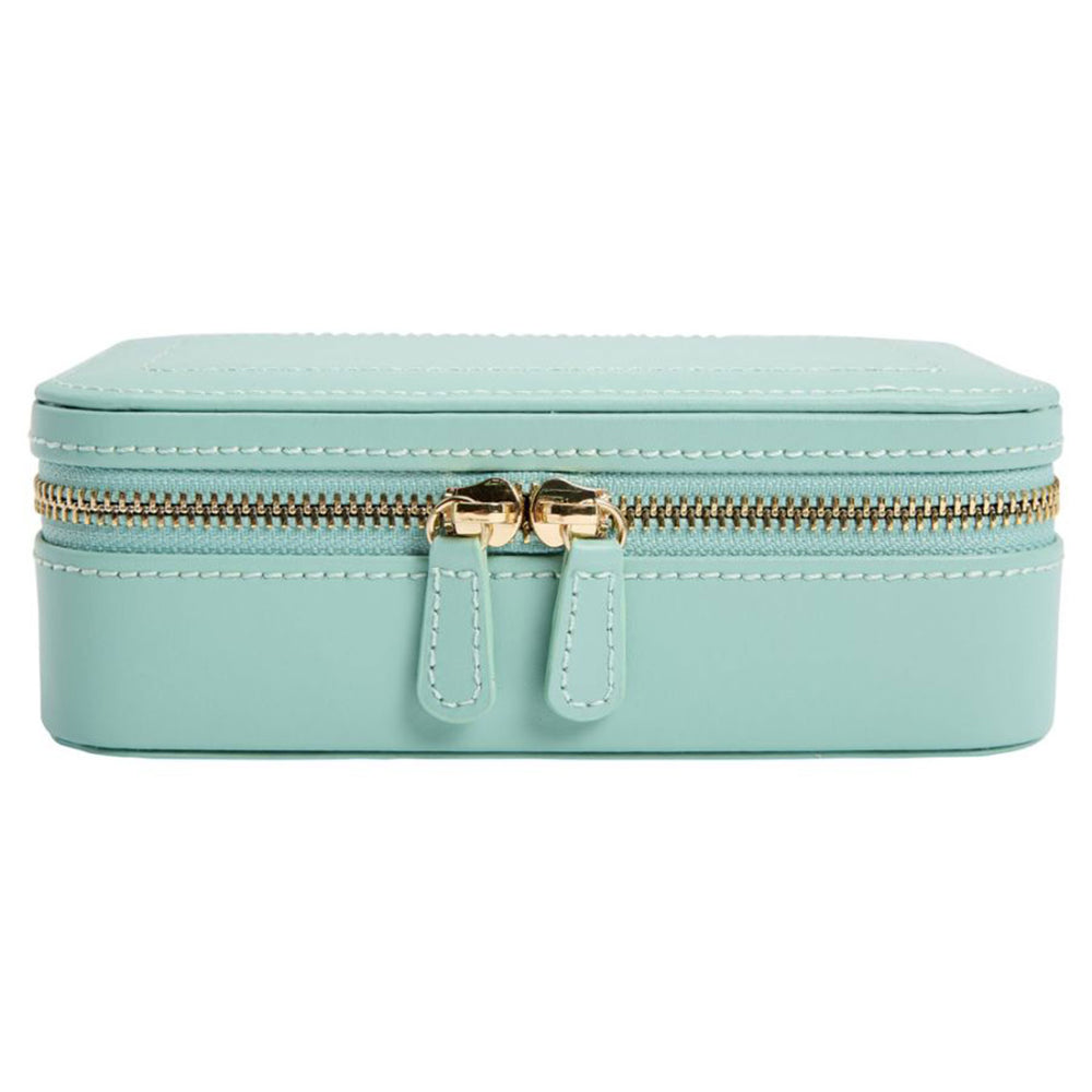 Sophia Travel Zip Jewellery Case in Jade Green simple Pursuit