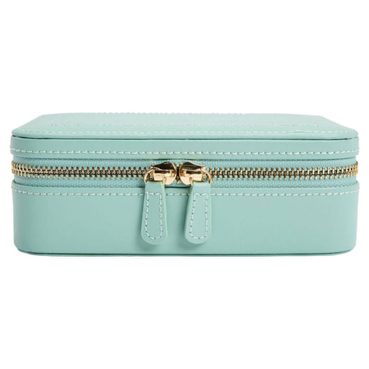 Sophia Travel Zip Jewellery Case in Jade Green simple Pursuit