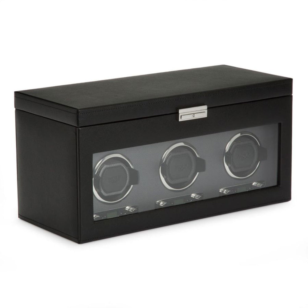 Viceroy Triple Watch Winder With Storage Black simple Pursuit