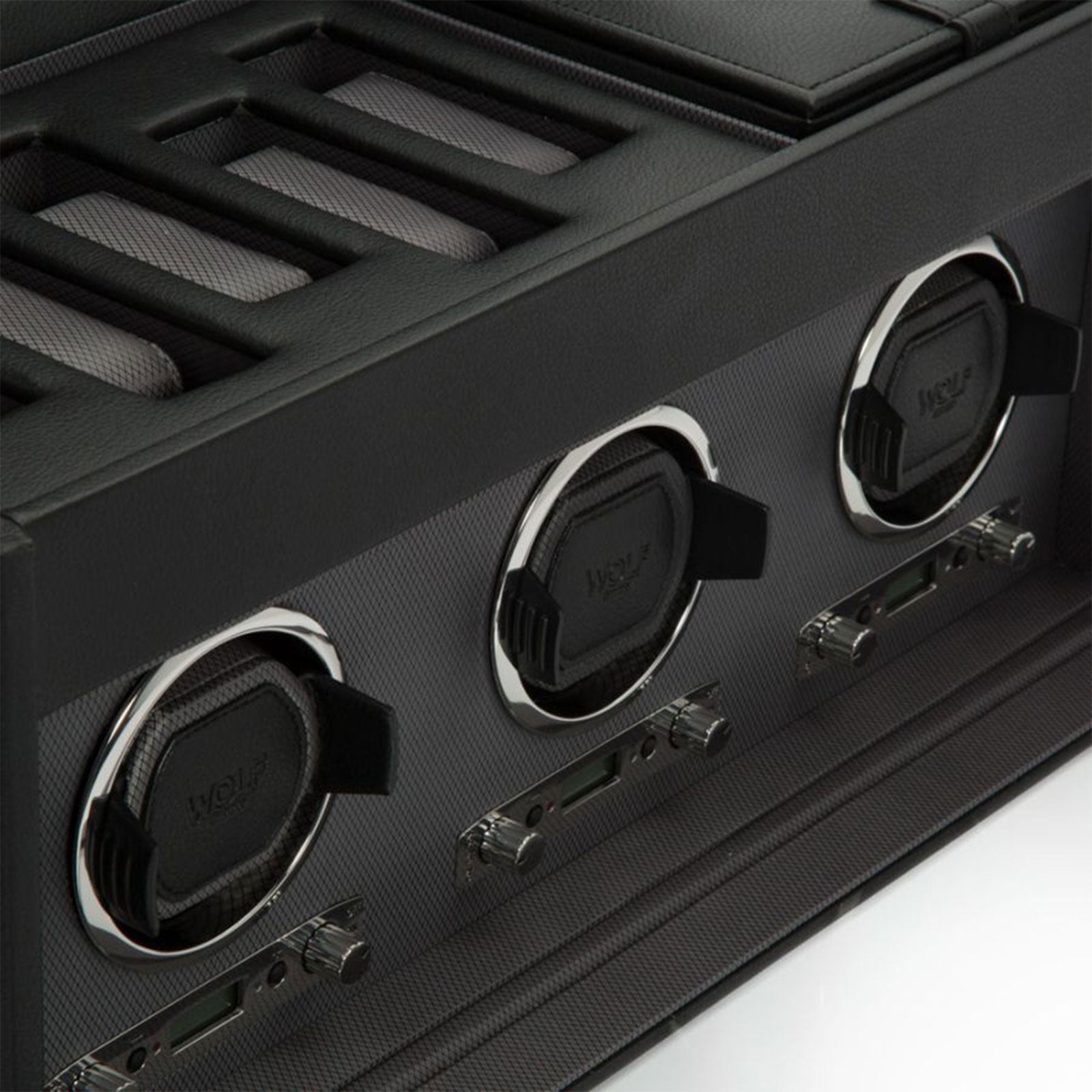 Viceroy Triple Watch Winder With Storage Black simple Pursuit