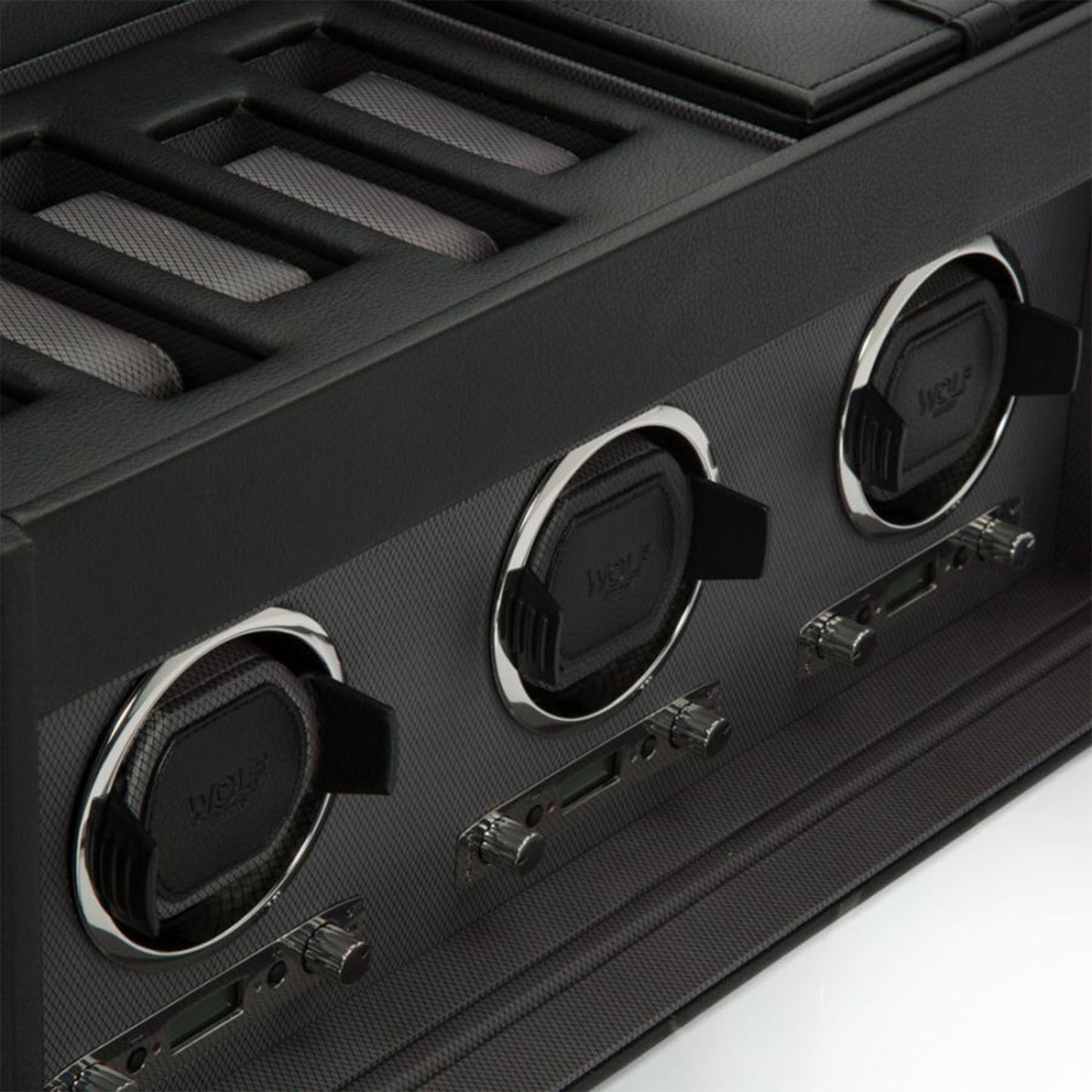 Viceroy Triple Watch Winder With Storage Black simple Pursuit