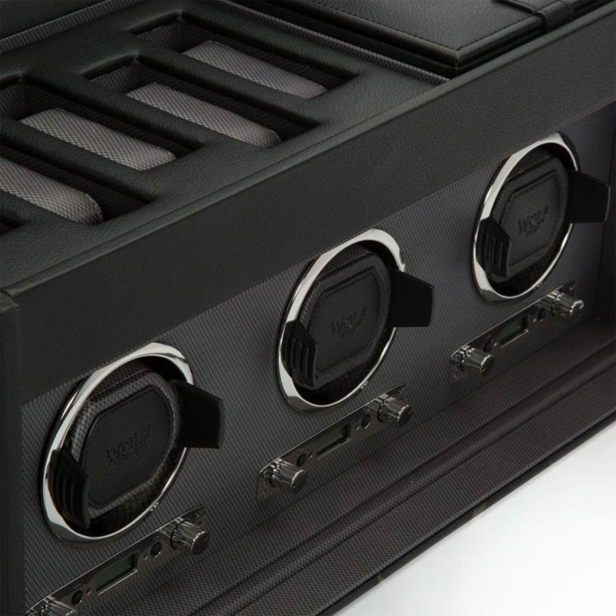 Viceroy Triple Watch Winder With Storage Black simple Pursuit
