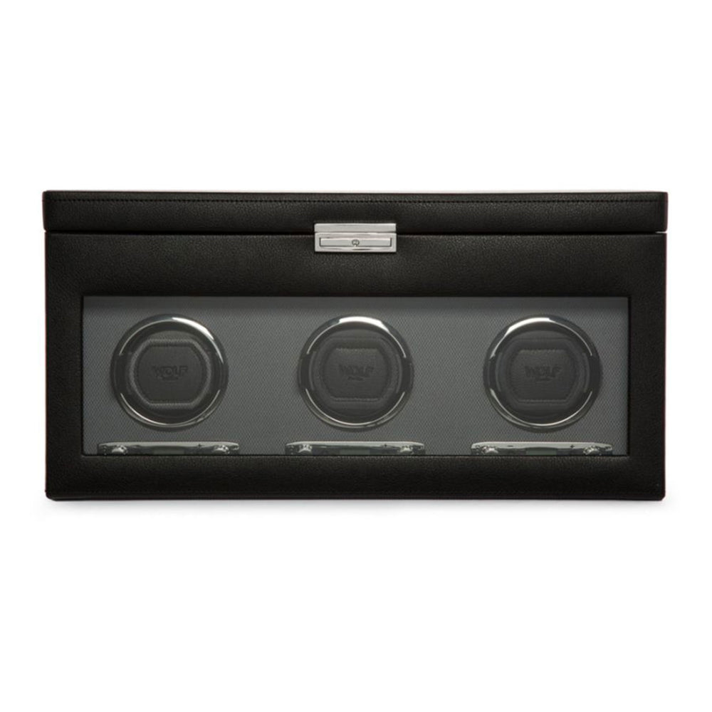 Viceroy Triple Watch Winder With Storage Black simple Pursuit