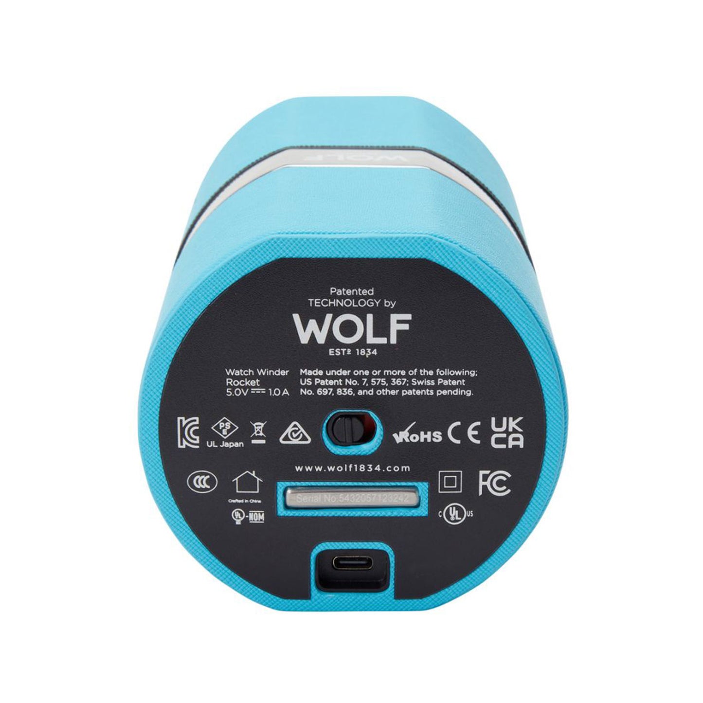 Rocket Single Watch Winder Robins Egg Blue simple Pursuit