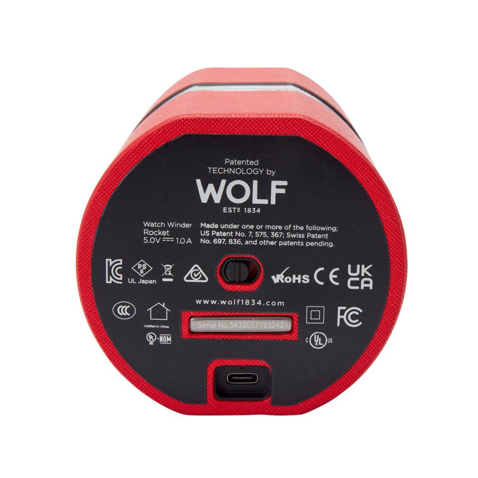 Rocket Single Watch Winder Red simple Pursuit