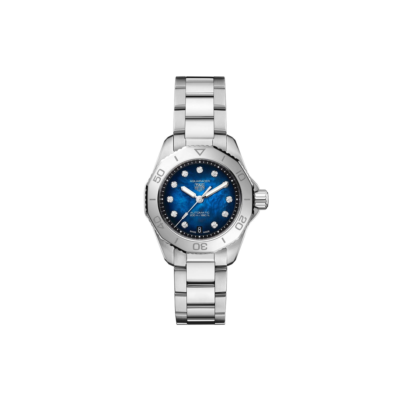Aquaracer Professional 200 Date Calibre 9 Automatic 30mm simple Pursuit