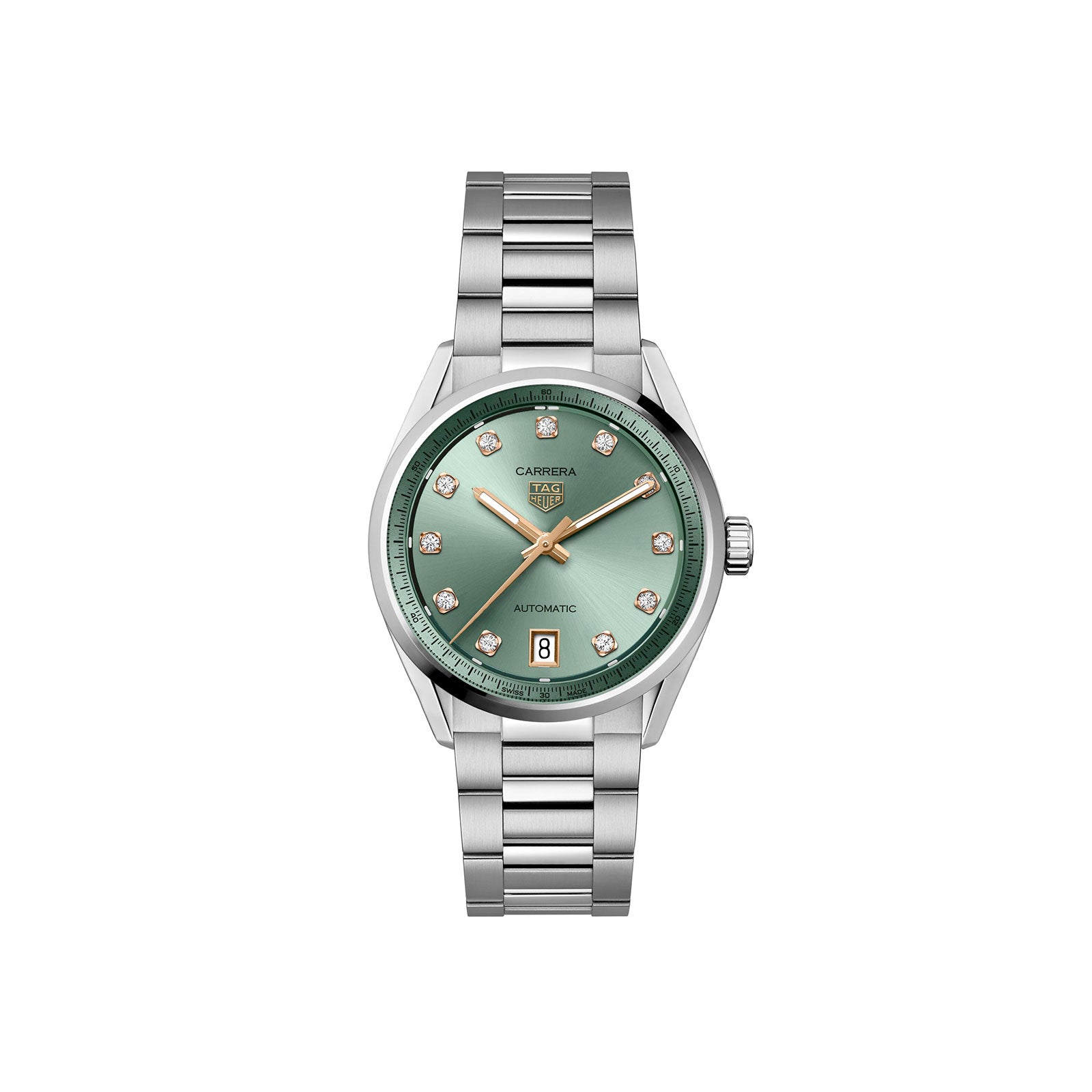 Carrera Date Calibre 7 Automatic 36mm simple Pursuit