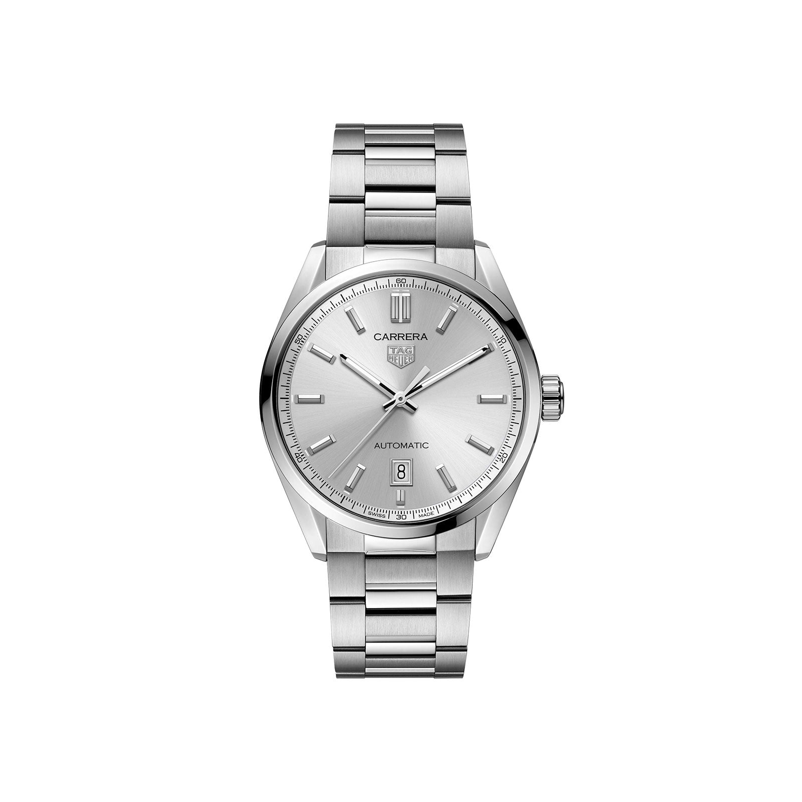 Carrera Date Calibre 5 Automatic 39mm simple Pursuit