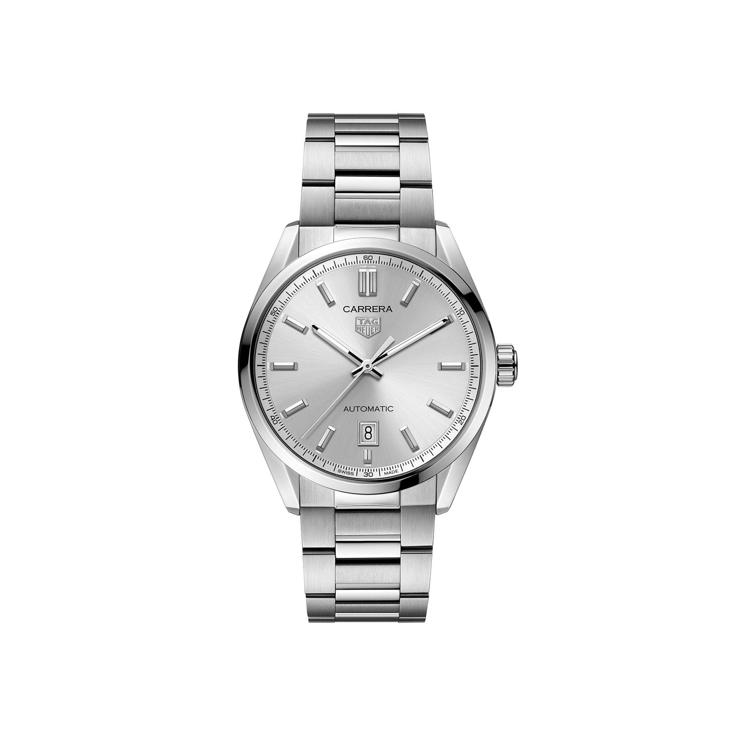 Carrera Date Calibre 5 Automatic 39mm simple Pursuit