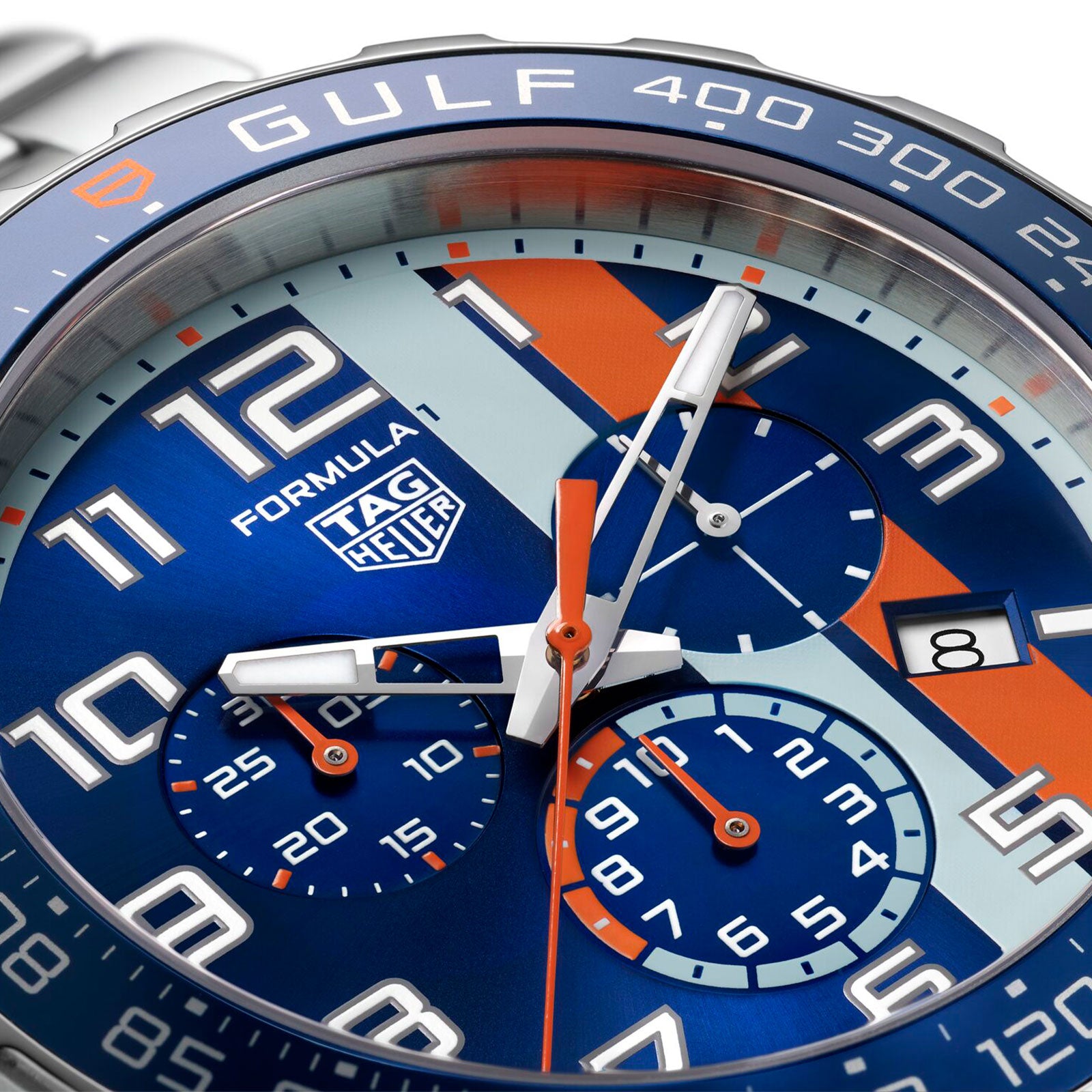 Special Edition Formula 1 Chronograph X Gulf Quartz 43mm simple Pursuit