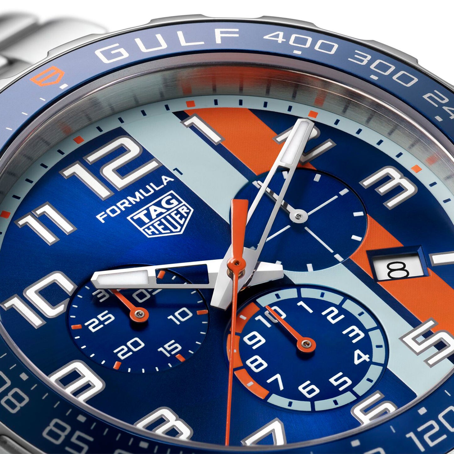 Special Edition Formula 1 Chronograph X Gulf Quartz 43mm simple Pursuit