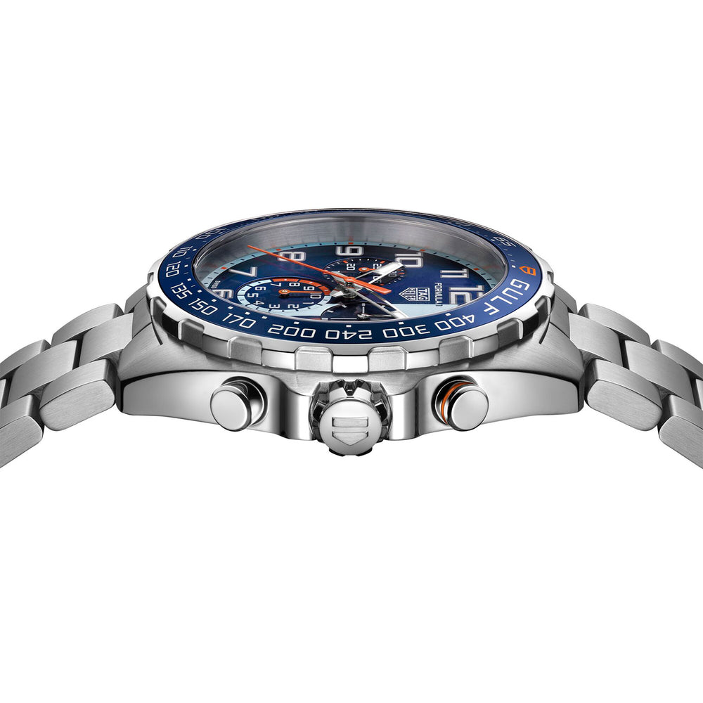 Special Edition Formula 1 Chronograph X Gulf Quartz 43mm simple Pursuit