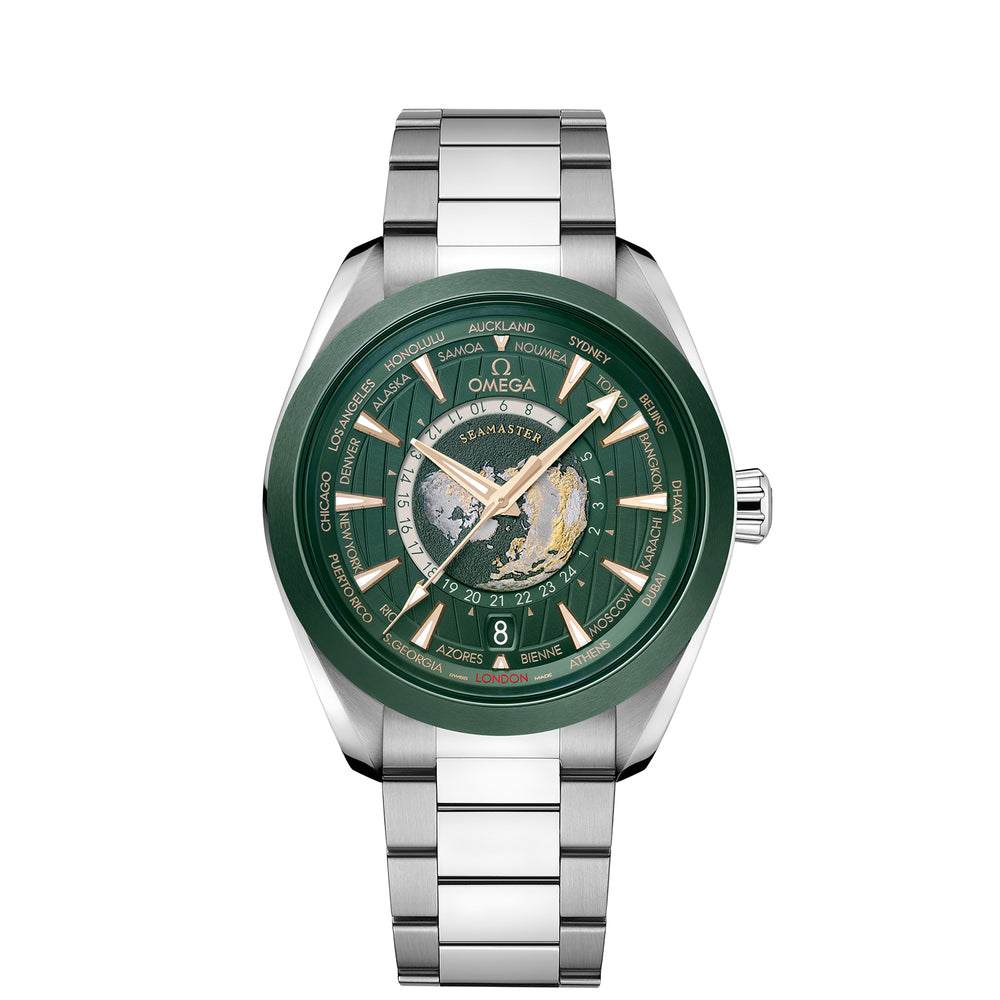 Seamaster Aqua Terra 150m Co-Axial GMT Worldtimer 43mm variant Pursuit
