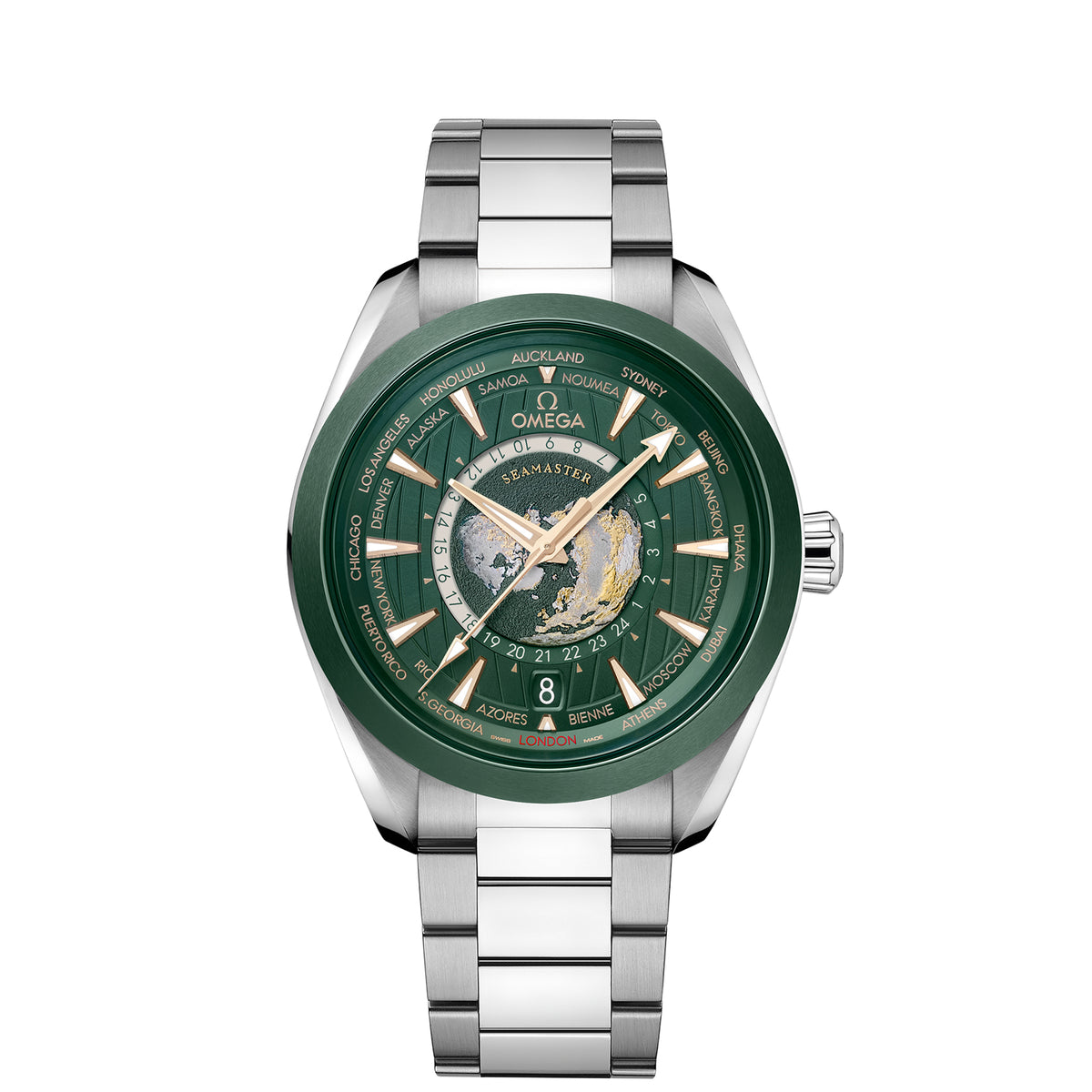 Seamaster Aqua Terra 150m Co-Axial GMT Worldtimer 43mm variant Pursuit