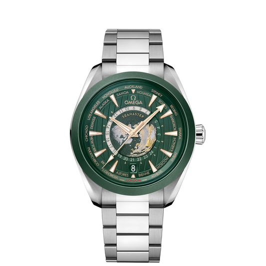 Seamaster Aqua Terra 150m Co-Axial GMT Worldtimer 43mm variant Pursuit