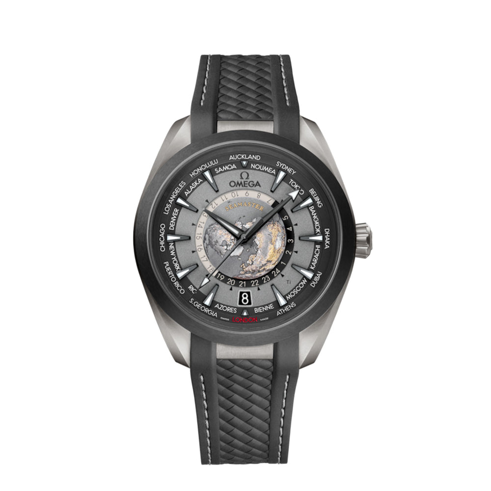 Seamaster Aqua Terra 150m Co-Axial GMT Worldtimer 43mm variant Pursuit