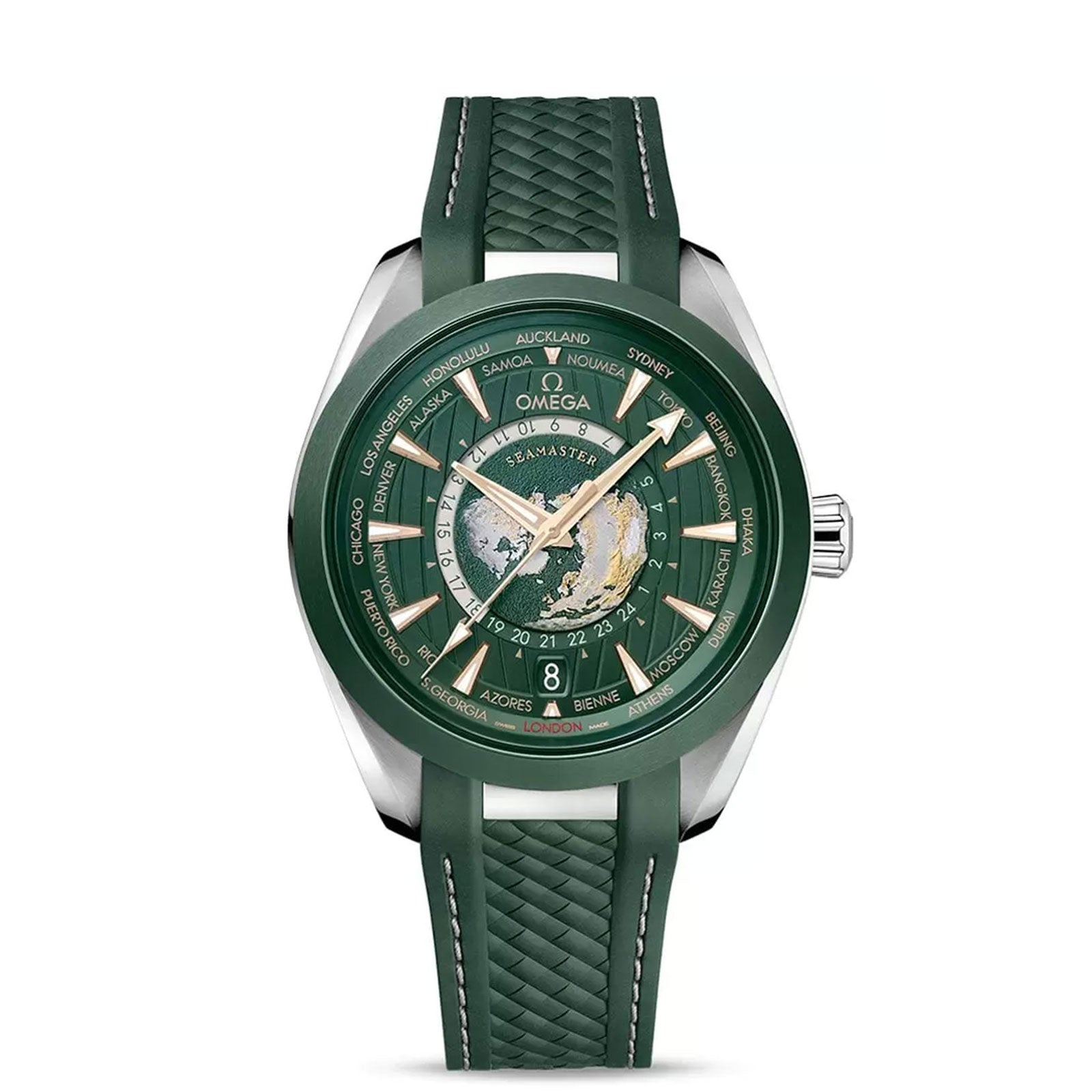 Seamaster Aqua Terra 150m Co-Axial GMT Worldtimer 43mm variant Pursuit