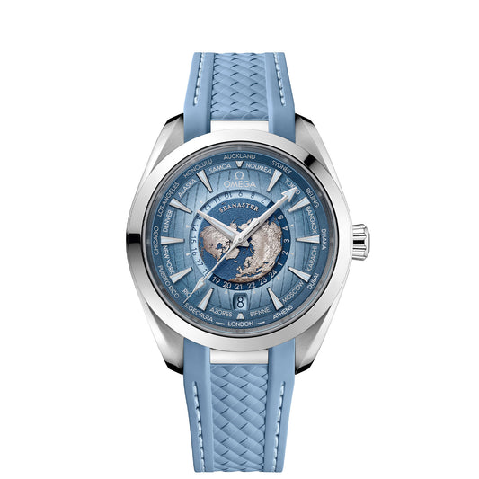 Seamaster Aqua Terra 150m Co-Axial GMT Worldtimer 43mm variant Pursuit