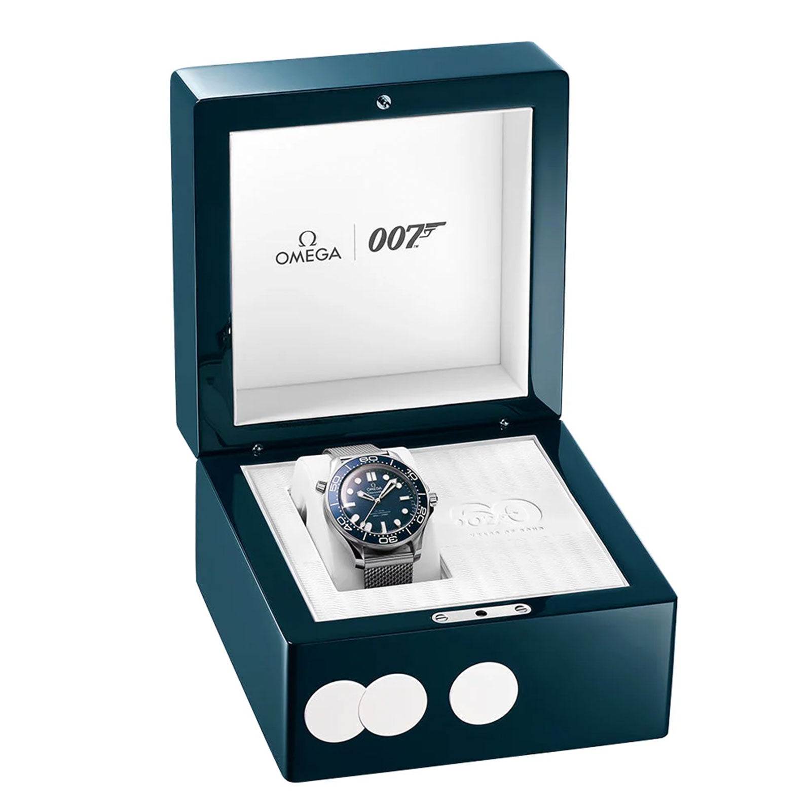 Seamaster Diver 300m Co-Axial 42mm James Bond 60th Anniversary variant Pursuit