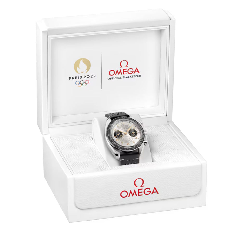 Speedmaster Chronoscope Co-Axial Chronograph 43mm Paris Olympic Games variant Pursuit